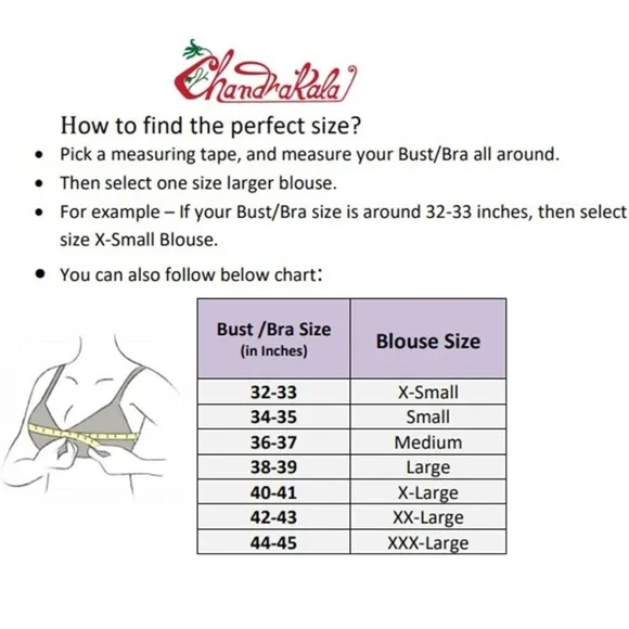 Chandrakala Women's Party Wear Bollywood Indian Style Saree Blouse Padded - Picture 4 of 9